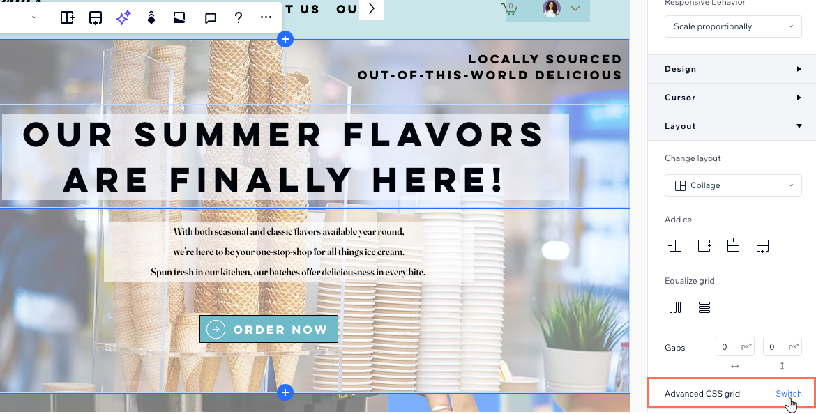 Wix dynamic content